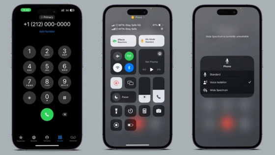 كيفية تصفية الضوضاء في خلفية المكالمات الهاتفية على آيفون 15 صورة رقم 2