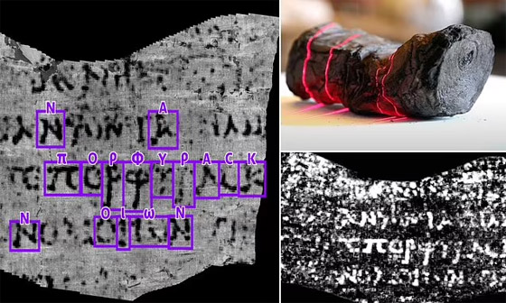 طالب مصري يفك رموز مخطوطات طالب مصري يفك رموز مخطوطات