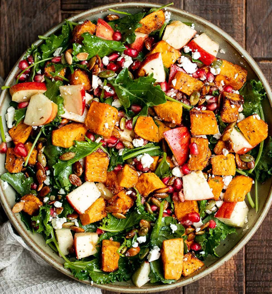 إليكم طريقة تحضير سلطة الخريف الشهية والمغذية (فيديو) صورة رقم 7 إليكم طريقة تحضير سلطة الخريف الشهية والمغذية (فيديو) صورة رقم 7