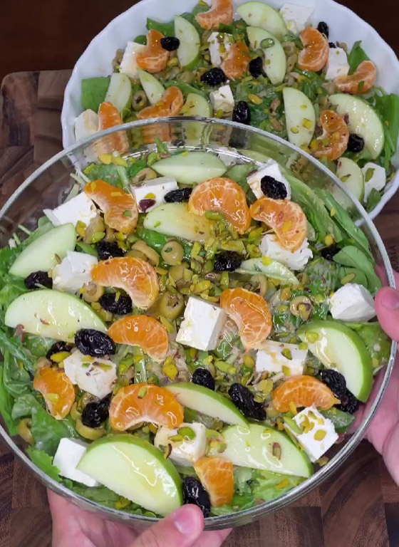 إليكم طريقة تحضير سلطة الخريف الشهية والمغذية (فيديو) صورة رقم 3 إليكم طريقة تحضير سلطة الخريف الشهية والمغذية (فيديو) صورة رقم 3