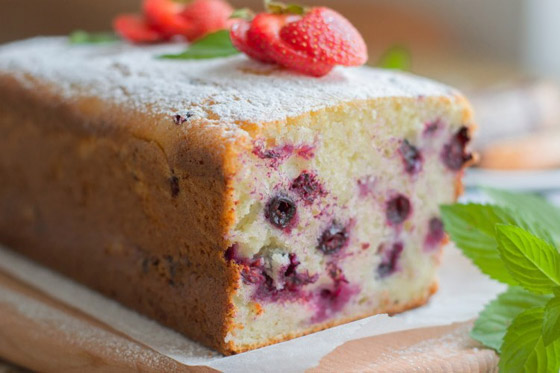 اليكم طريقة تحضير كيك الليمون بالتوت البري صورة رقم 2