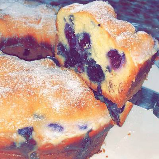 اليكم طريقة تحضير كيك الليمون بالتوت البري صورة رقم 5