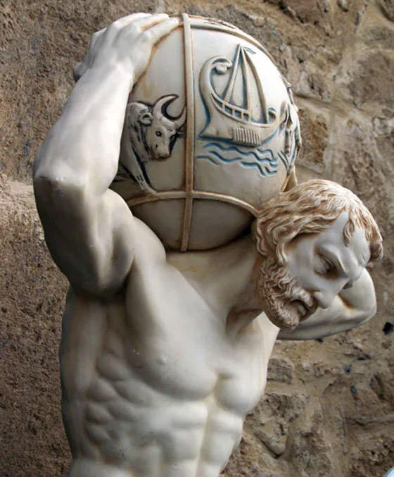 أطلس.. وأسطورة العملاق الذي حمل العالم على كتفيه صورة رقم 4