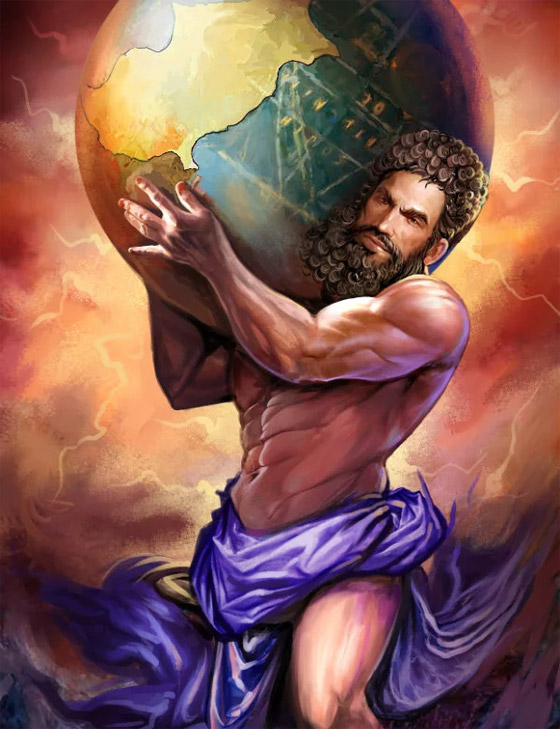 أطلس.. وأسطورة العملاق الذي حمل العالم على كتفيه صورة رقم 7