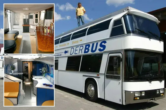 بسعة مذهلة.. أكبر حافلة في العالم تتحول إلى أفخم منزل متنقل (صور) صورة رقم 1