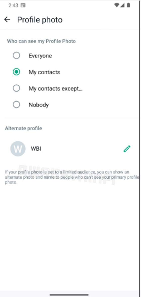 قريباً على واتساب.. معلومات وصور بديلة للبروفايل وميزات جديدة للفيديو صورة رقم 1