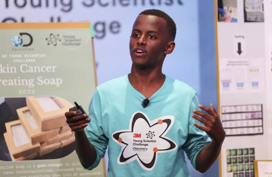 عالم أمريكي (14 عاما) يحصد جائزة لابتكاره صابونا يكافح أخطر أنواع السرطان صورة رقم 3
