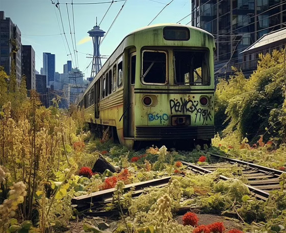 الذكاء الاصطناعي يتخيل مستقبل المدن الأمريكية بدون البشر (صور) صورة رقم 2 الذكاء الاصطناعي يتخيل مستقبل المدن الأمريكية بدون البشر (صور) صورة رقم 2