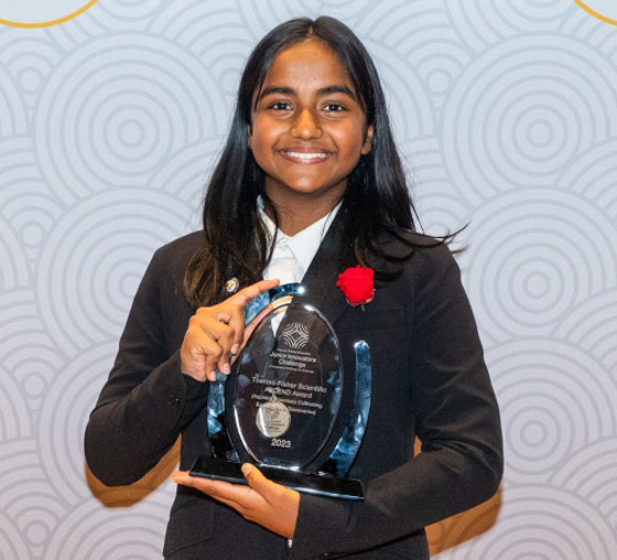 طفلة تخترع نظاما للكشف عن الحرائق قبل اندلاعها (فيديو وصور) صورة رقم 2