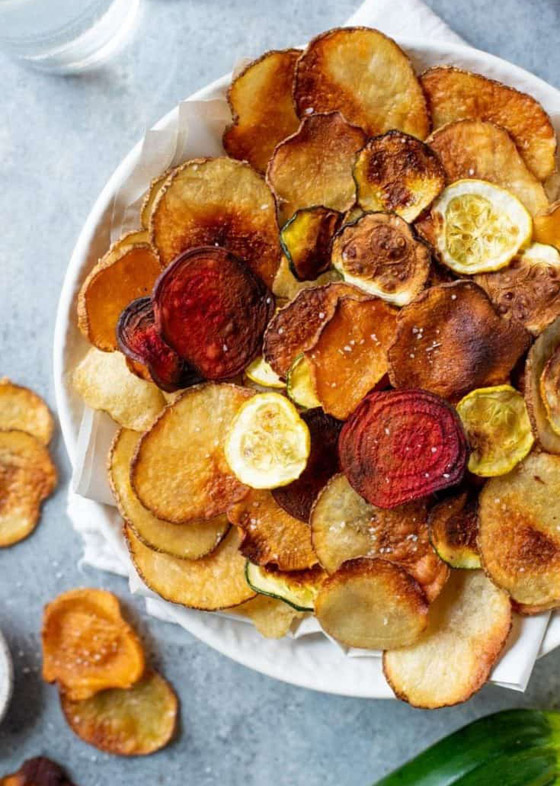 إليكم طريقة تحضير شيبس الخضار الصحي المشوي صورة رقم 4