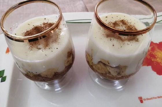 إليكم طريقة تحضير مهلبية بالتفاح والقرفة الطيبة صورة رقم 4