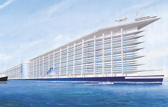 أضخم سفينة بالعالم ستتكون من 25 طابقا.. لن تصدق تكلفة الإقامة! (صور) صورة رقم 2