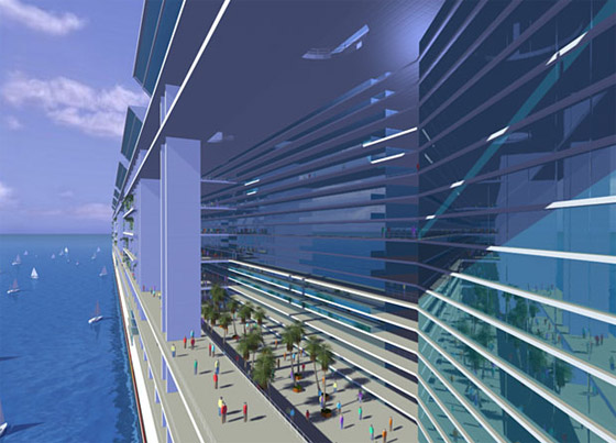 أضخم سفينة بالعالم ستتكون من 25 طابقا.. لن تصدق تكلفة الإقامة! (صور) صورة رقم 3