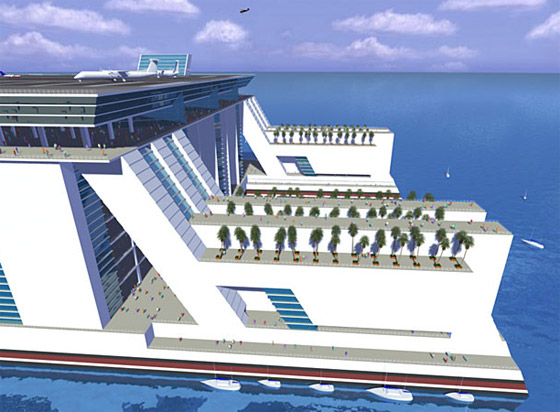 أضخم سفينة بالعالم ستتكون من 25 طابقا.. لن تصدق تكلفة الإقامة! (صور) صورة رقم 5