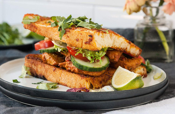 إليكم طريقة تحضير تكا ساندويش بالدجاج.. وصفة طيبة وخفيفة صورة رقم 2