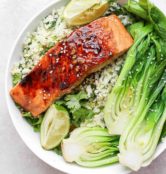 إليكم طريقة تحضير سلمون بالطريقة الآسيوية للرجيم صورة رقم 4