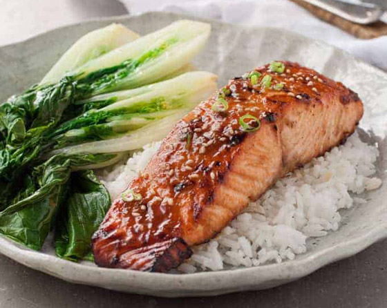 إليكم طريقة تحضير سلمون بالطريقة الآسيوية للرجيم صورة رقم 6