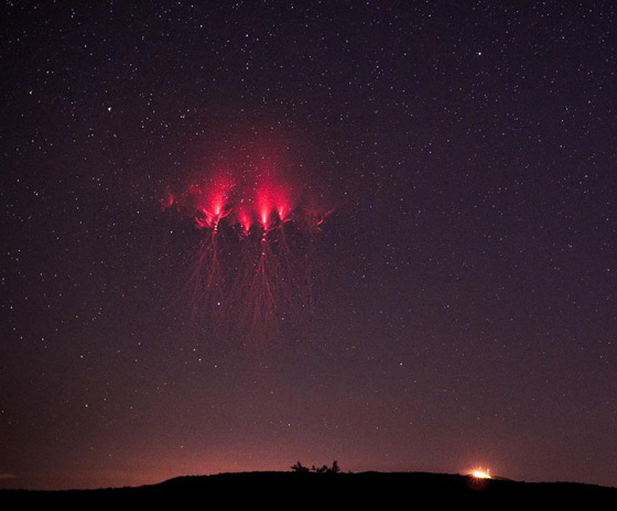 أوروغواي تشهد ظاهرة صواعق أوروغواي تشهد ظاهرة صواعق