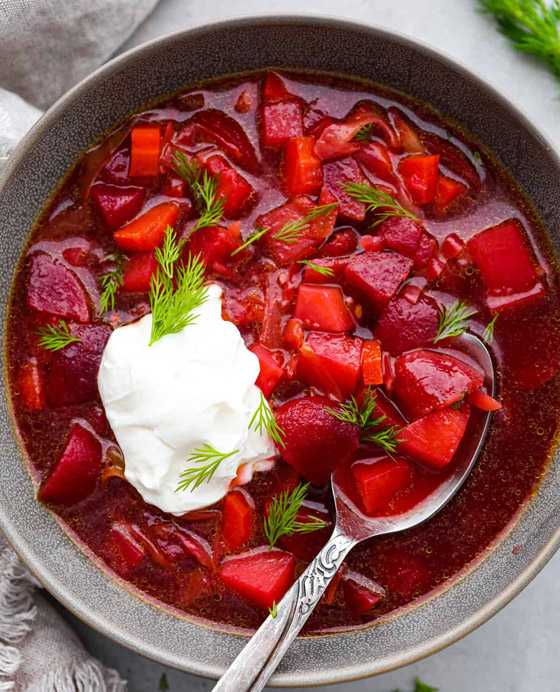 إليكم طريقة تحضير شوربة البورش الروسية المميزة صورة رقم 2