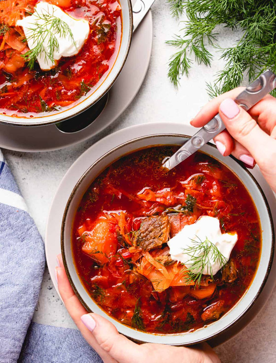 إليكم طريقة تحضير شوربة البورش الروسية المميزة صورة رقم 3