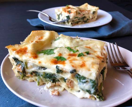 إليكم طريقة تحضير لازانيا السبانخ الشهية للرجيم صورة رقم 6