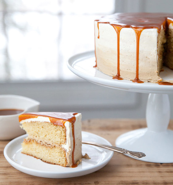 إليكم طريقة تحضير كعكة الفانيلا بصوص الكراميل الشهية صورة رقم 6