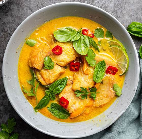 إليكم طريقة تحضير سمك فيليه بالكاري صحي وشهي صورة رقم 2