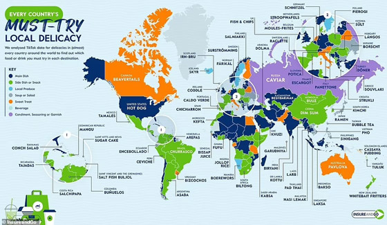 مأكولات يُفضل المسافرون تجربتها حول العالم، بضمنها أطعمة من مصر، السعودية، المغرب، تونس والسودان صورة رقم 2