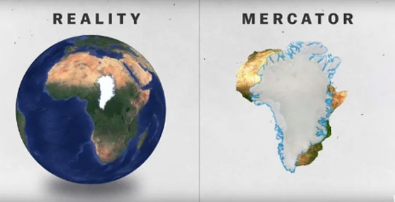 خريطة العالم ليست صحيحة! لماذا خرائط العالم الشائعة خاطئة وغير دقيقة؟ صورة رقم 1