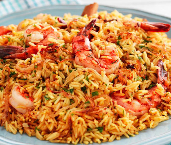 إليكم طريقة تحضير برياني الروبيان الحار الشهي صورة رقم 8