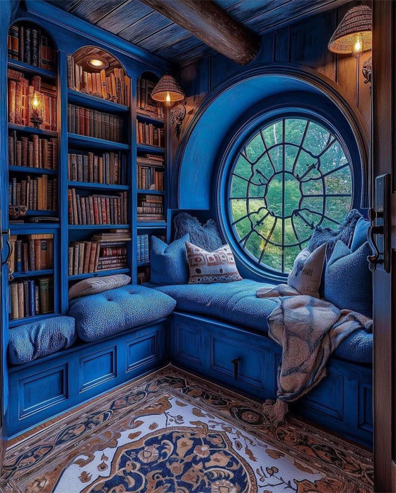 صور مدهشة لمنزل وردي وحديقة زرقاء.. حقيقة أم خيال؟! صورة رقم 11