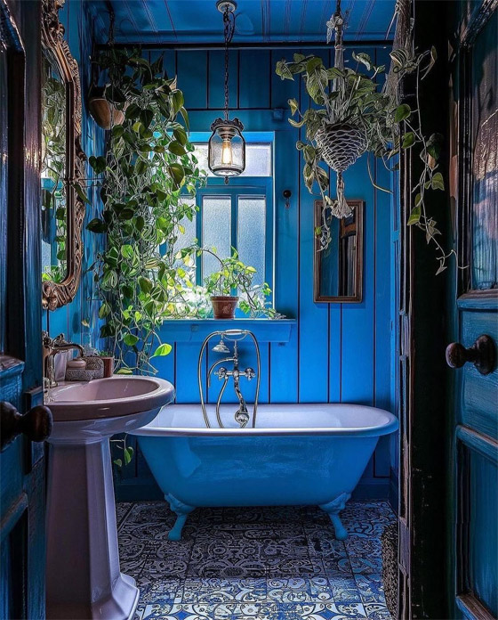 صور مدهشة لمنزل وردي وحديقة زرقاء.. حقيقة أم خيال؟! صورة رقم 12