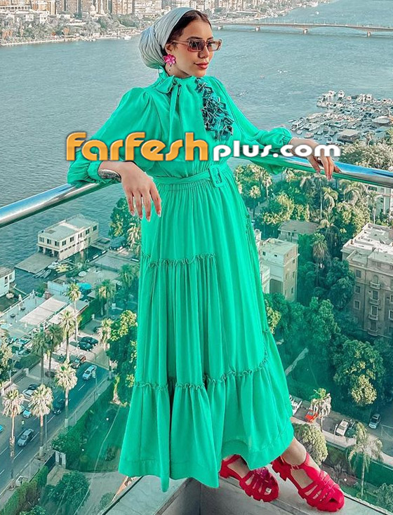 ملابس محجبات للممتلئات موضة 2024.. اكتشفي أسرار اختيارها صورة رقم 1