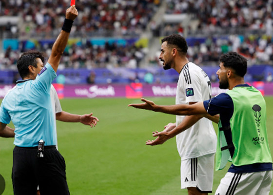 ليس المنسف.. الاتحاد الآسيوي يعلق أخيرا على طرد لاعب العراق صورة رقم 4