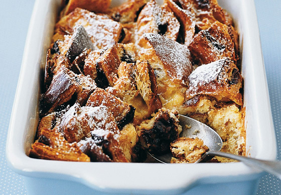 إليكم طريقة تحضير بودينغ الكرواسون بالشوكولاتة والكاسترد صورة رقم 2