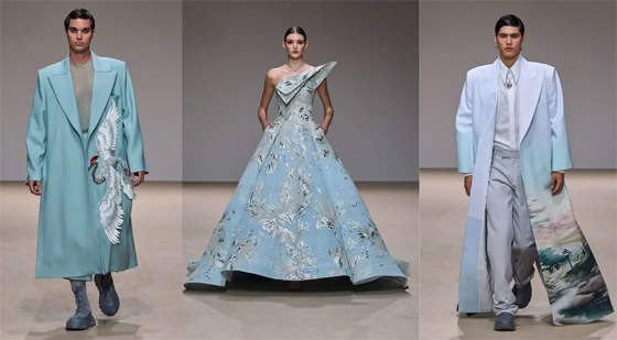 بالصور: مصمم فلبيني في دبي يطرح أزياء مستوحاة من اليابان صورة رقم 1