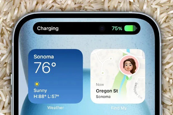 آبل تحذر: لا تضع هاتفك في الأرز ! صورة رقم 1