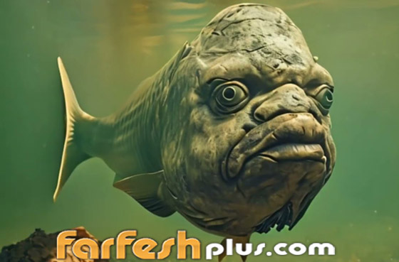 أسماك بوجوه بشرية.. صور وفيديوهات غريبة تجتاح التواصل! صورة رقم 1