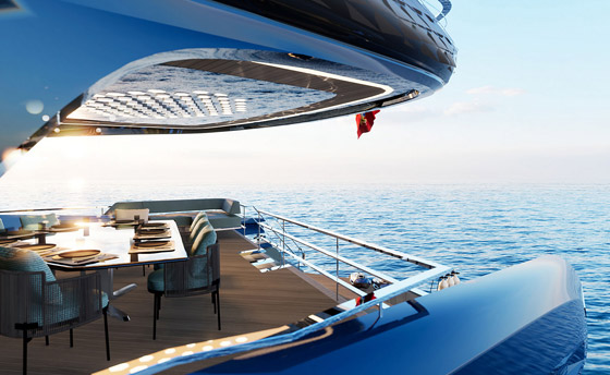 به مضمار سباق ومهبط للطائرات.. الكشف عن اليخت الأكثر صداقة للبيئة بالعالم صورة رقم 6