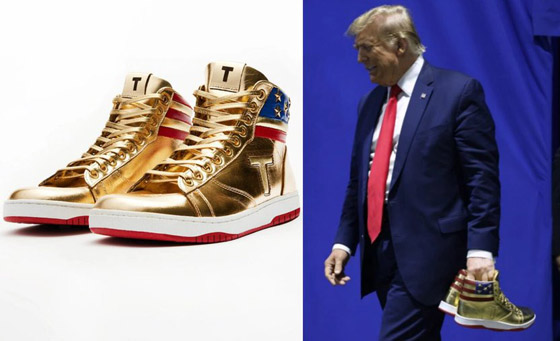 فيديو وصور: مفاجأة خلال أول ساعتين من عرض (حذاء ترامب) للبيع صورة رقم 4 فيديو وصور: مفاجأة خلال أول ساعتين من عرض (حذاء ترامب) للبيع صورة رقم 4