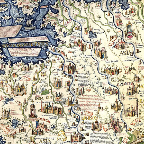 قصة أعظم خريطة للعالم رسمها رجل من العصور الوسطى لم يغادر موطنه قط صورة رقم 1 قصة أعظم خريطة للعالم رسمها رجل من العصور الوسطى لم يغادر موطنه قط صورة رقم 1