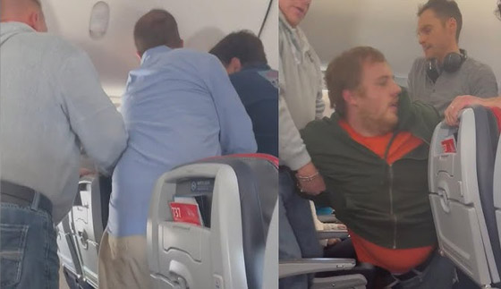 فيديو: راكب يحاول فتح باب طائرة أمريكية على علو 8 آلاف متر بالجو! صورة رقم 4 فيديو: راكب يحاول فتح باب طائرة أمريكية على علو 8 آلاف متر بالجو! صورة رقم 4