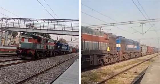 قطار ضخم يقطع 80 كيلومترا دون سائق في مشهد كأفلام الخيال.. فيديو صورة رقم 2 قطار ضخم يقطع 80 كيلومترا دون سائق في مشهد كأفلام الخيال.. فيديو صورة رقم 2