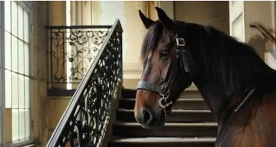 ذكاء خارق.. رجل يحاول إخفاء حصان مسروق فى شقته بالطابق الثالث ! صورة رقم 1