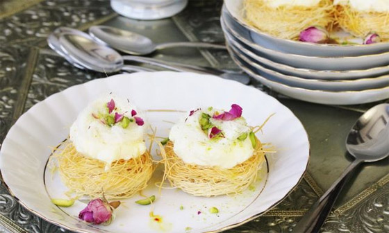 إليكم طريقة تحضير مبتكرة لأكواب الكنافة بالقشطة المميزة صورة رقم 5