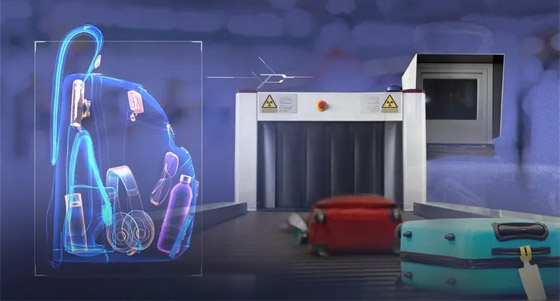 كيف يرى موظف المطار محتويات حقيبة السفر المغلقة؟ صورة رقم 1