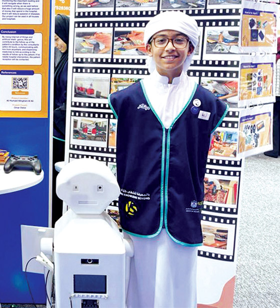 مراهق إماراتي يجذب الأنظار بابتكار كرسي متحرك يمكن التحكم فيه عن بعد صورة رقم 4