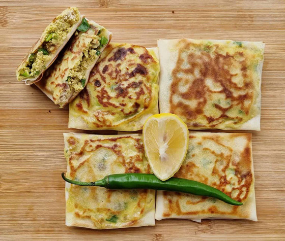 إليكم طريقة تحضير المطبق السعودي بالبيض صورة رقم 5