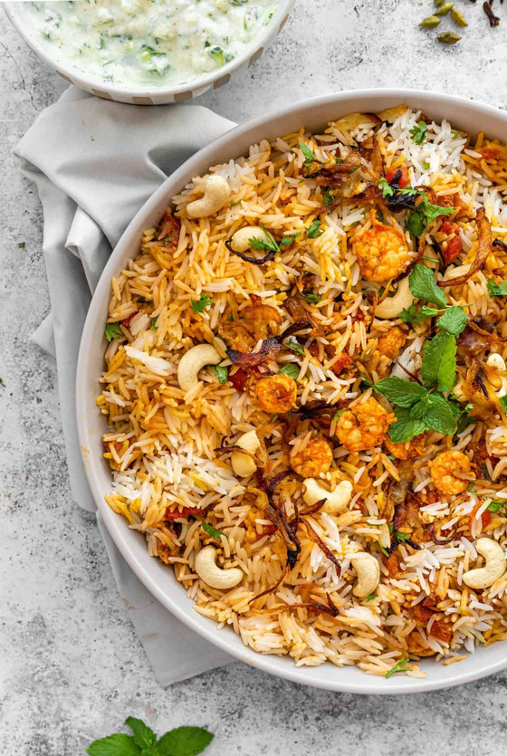 إليكم طريقة تحضير برياني الروبيان لسفرة رمضان صورة رقم 6