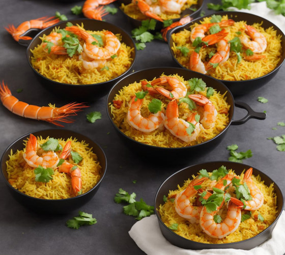 إليكم طريقة تحضير برياني الروبيان لسفرة رمضان صورة رقم 2